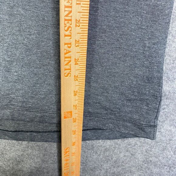 Lululemon Shirt Mens Gray Performance Golf Polo Stretch Short Sleeve Heather - Picture 5 of 10